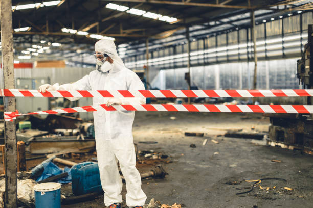 Professional Biohazard technician working in Fairfield, IA